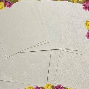 10 Quality Architecture Style Textured Paintable Vinyl Sheets (2 of each Design)